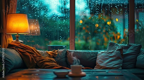 relax rain home