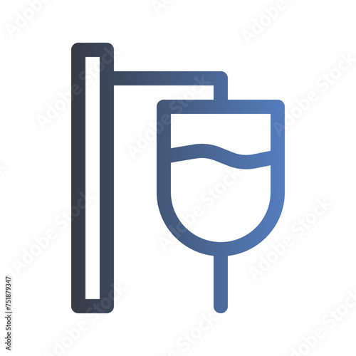 hospitalization gradient icon