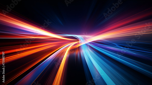 motion blur background,Abstract long exposure dynamic speed light trails background 