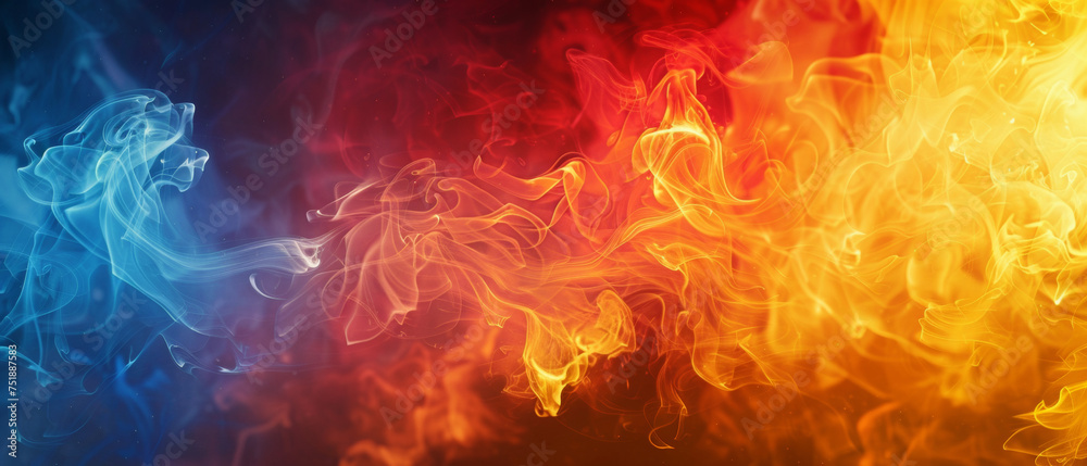 Rainbow Vivid Abstract Flames. Rainbow Vivid Abstract Flames.