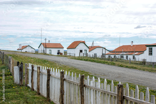 Patagonian ranch and its houses