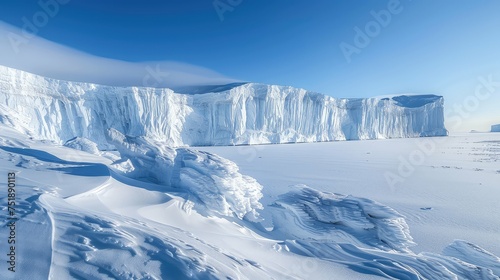 ice snowy cliffs