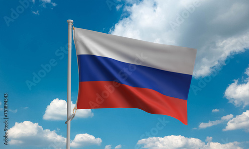 russian ukraine flag waving country wing patriotism national symbol background blue sky background wallpaper freedom concept national business culture economy low angle view europe community usa