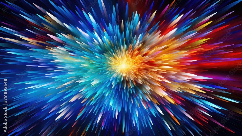 Obraz premium lively dynamic colorful background
