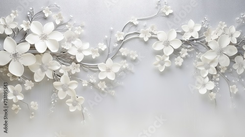 texture decoration silver background