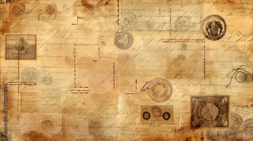 Fototapeta premium texture parchment vintage background