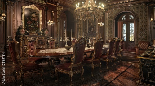 ornate vintage baroque victorian