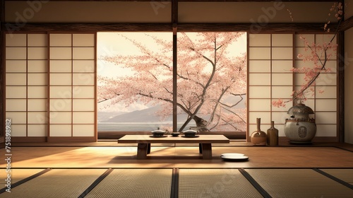 design decoration japanese background