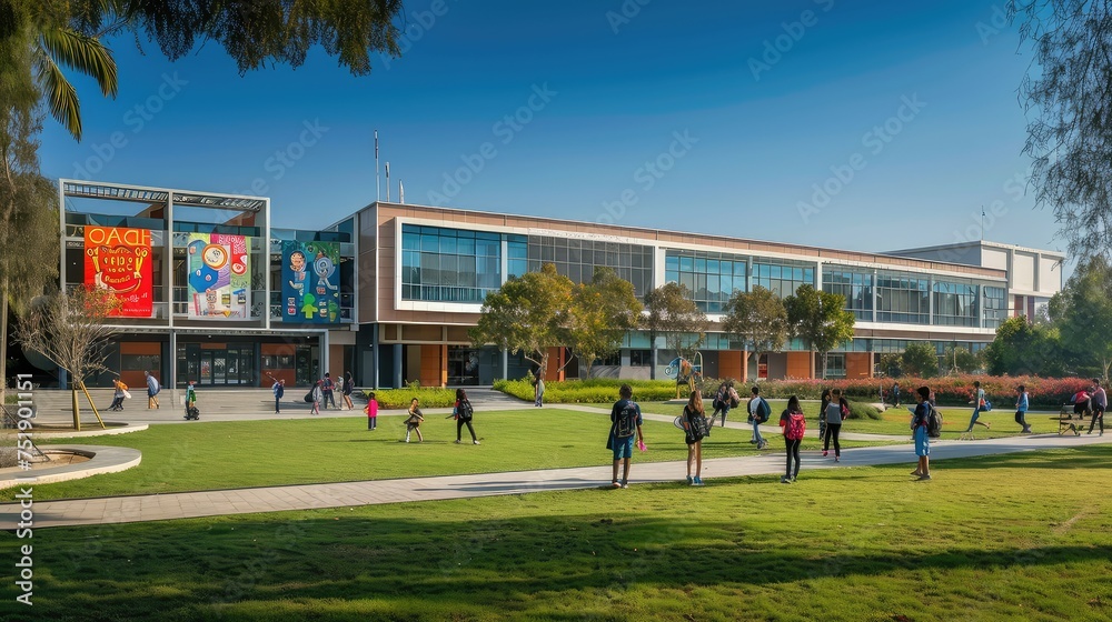 Obraz premium auditorium schools building