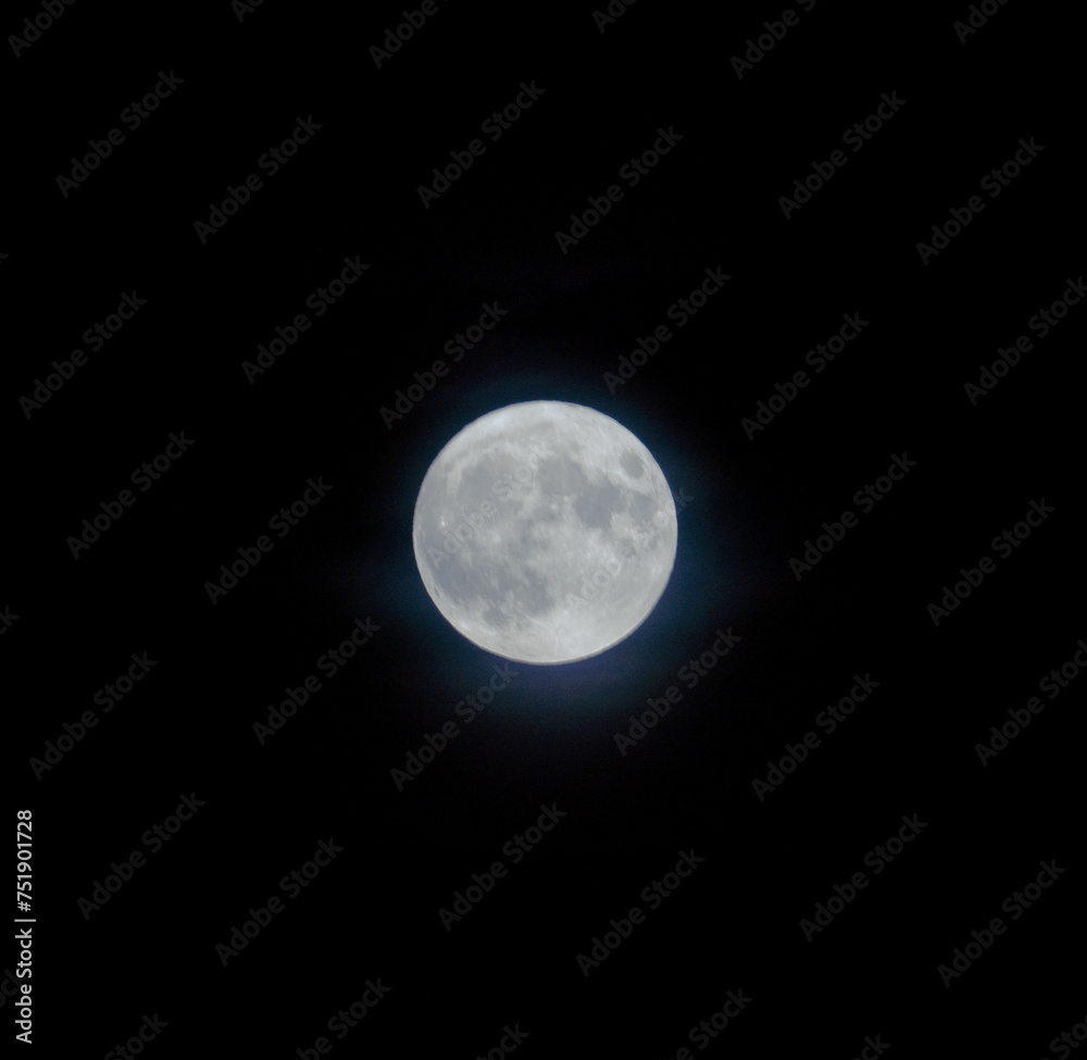 Naklejka premium Full moon