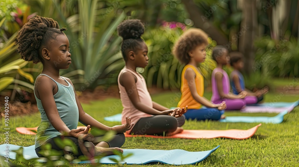 health black children yoga
