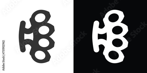 knuckle icon black and white 