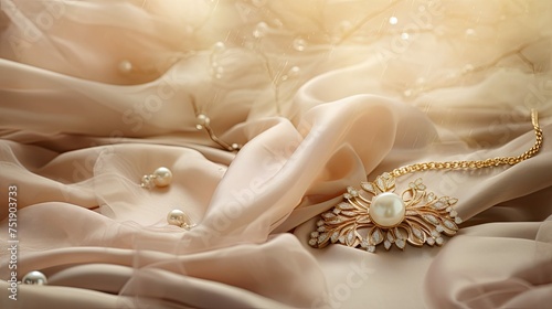 gold elegant jewelry background