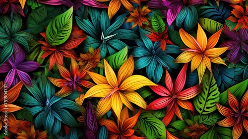 foliage floral leaves background