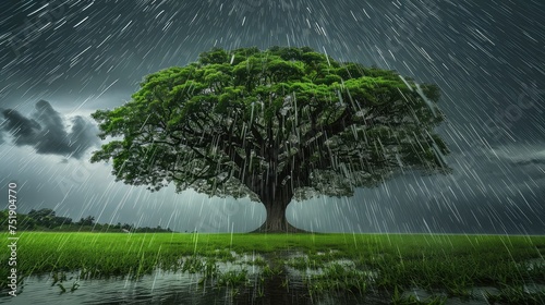 tropical rain tree photo