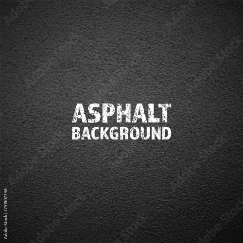 Asphalt road texture, concrete highway surface. Pattern with grainy structure, grunge stone background. Vector illustration