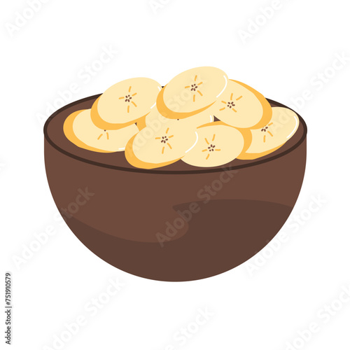 snack Plantain Banana Chips illustration