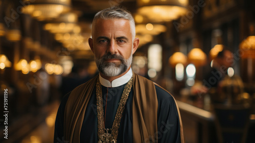 Arabic handsome man studio portraits