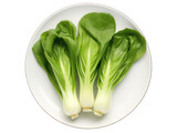 Set of bok choy isolated on transparent background, transparency image, removed background