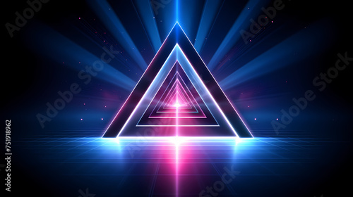 Triangular prism, geometric triangle figure