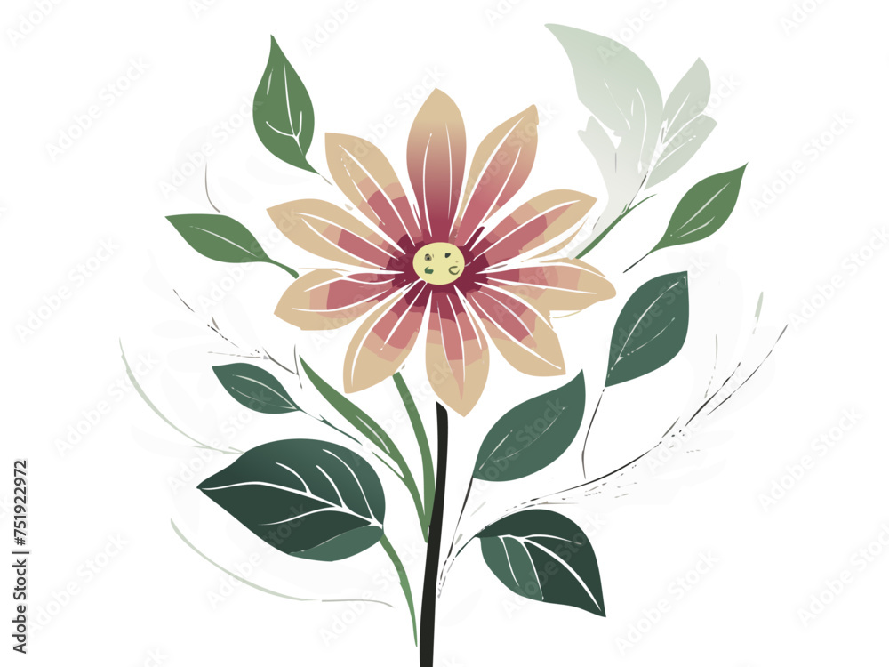 Beautiful floral flower