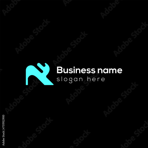 AR Technology modern company logo design (ID: 751932900)