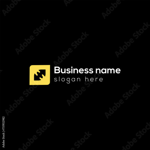 Square sports modern company logo design (ID: 751932982)