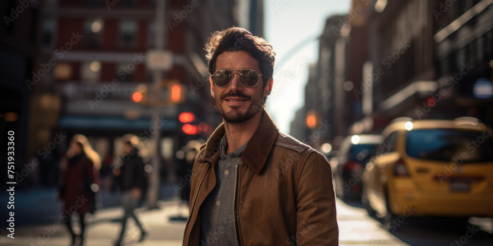 Candid portrait of a man on a Texan street Candid portrait of a man on a Texan street
