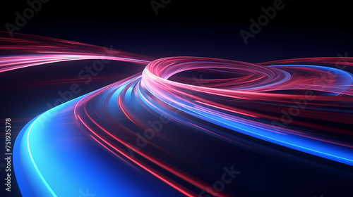 Neon speed abstract background, digital abstract background