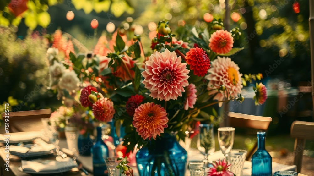 bouquet of dahlias generative ai bouquet of dahlias generative ai