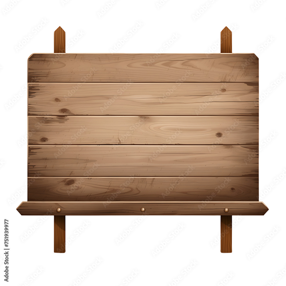 Country Style Wood Sign Clipart