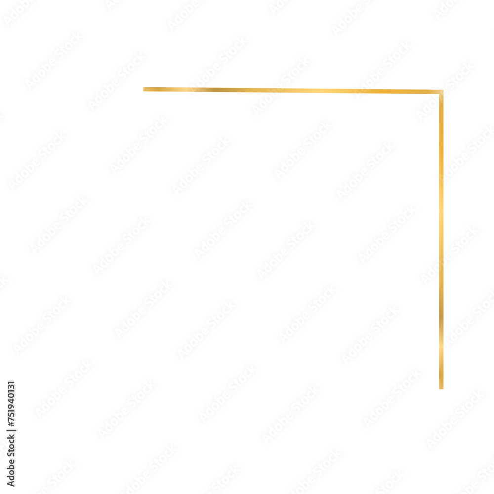 Golden corner border Golden corner border