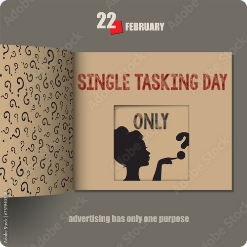 Open album for Single Tasking Day