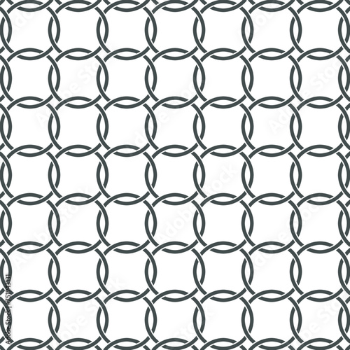 Circle art seamless pattern background.