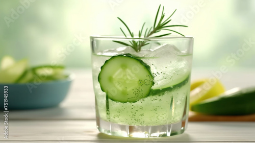 Lime, cucumber, tarragon lemonade,