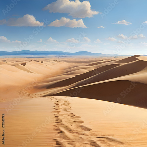 sand dunes in the desert