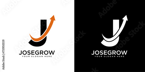 J Letter Logo Design template For Marketing, Finance, Consulting, Logistics Business. Initial J Logotype Sign element