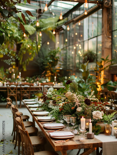 A Photo Of an Eco-Friendly Wedding Planning Service With Sustainable Decor Options