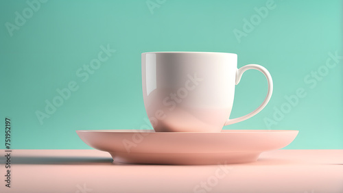 High-Quality 3D Coffee Cup Mockup Template, Essential for Showcasing Your Beverage Breakfast Artwork