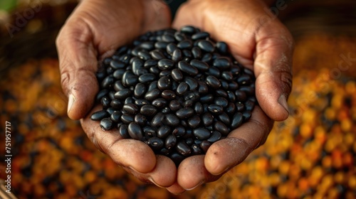 Black Beans from the Andes Mountains, Colombia