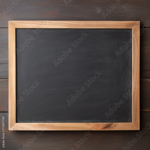 Blank blackboard template