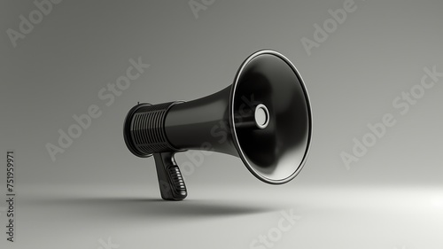 Simple yet powerful megaphone image conveying the impact of voice and communication