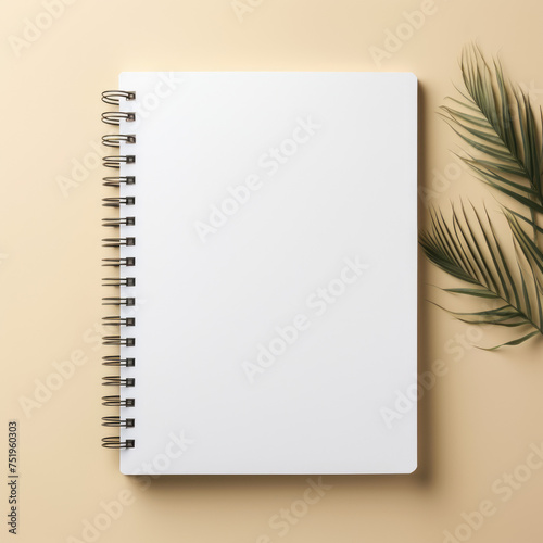 Spiral notebook template