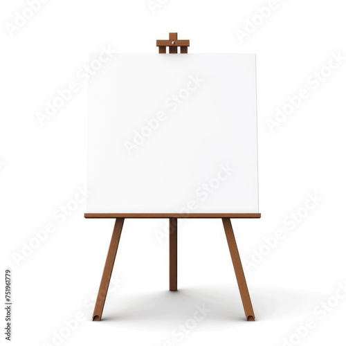 Blank whiteboard template