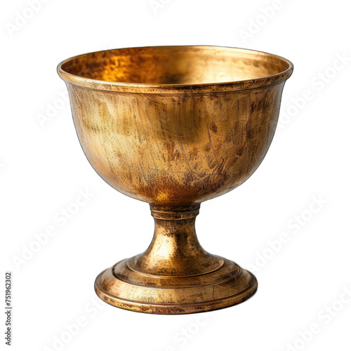 Elijah cup in passover day isolated on white