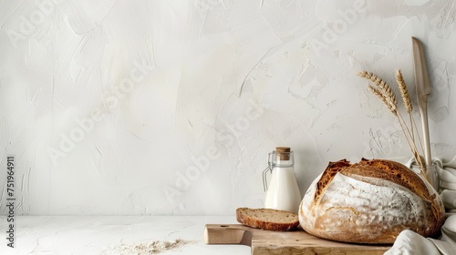 Bread at modern kitchen