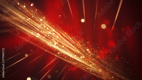 Abstract lines background with glow effect, flare light background