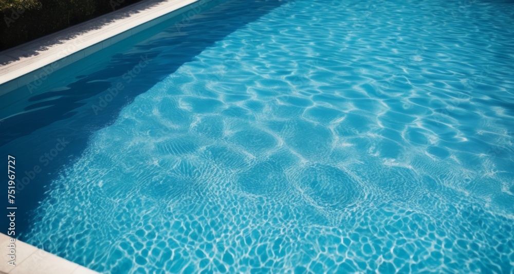  Refreshing blue pool, inviting and serene