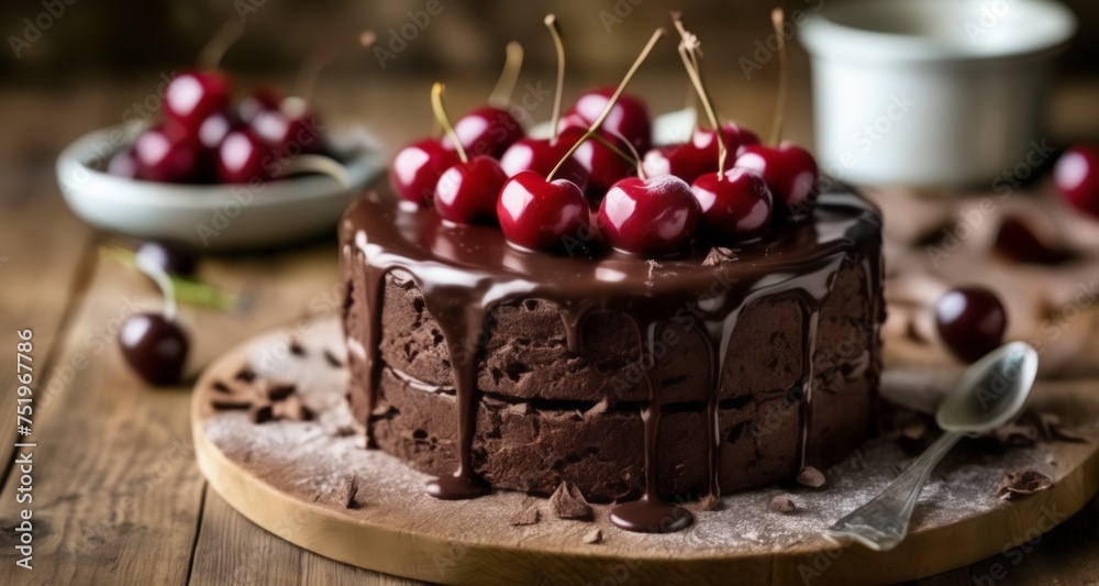  Chocolate delight with a cherry on top!