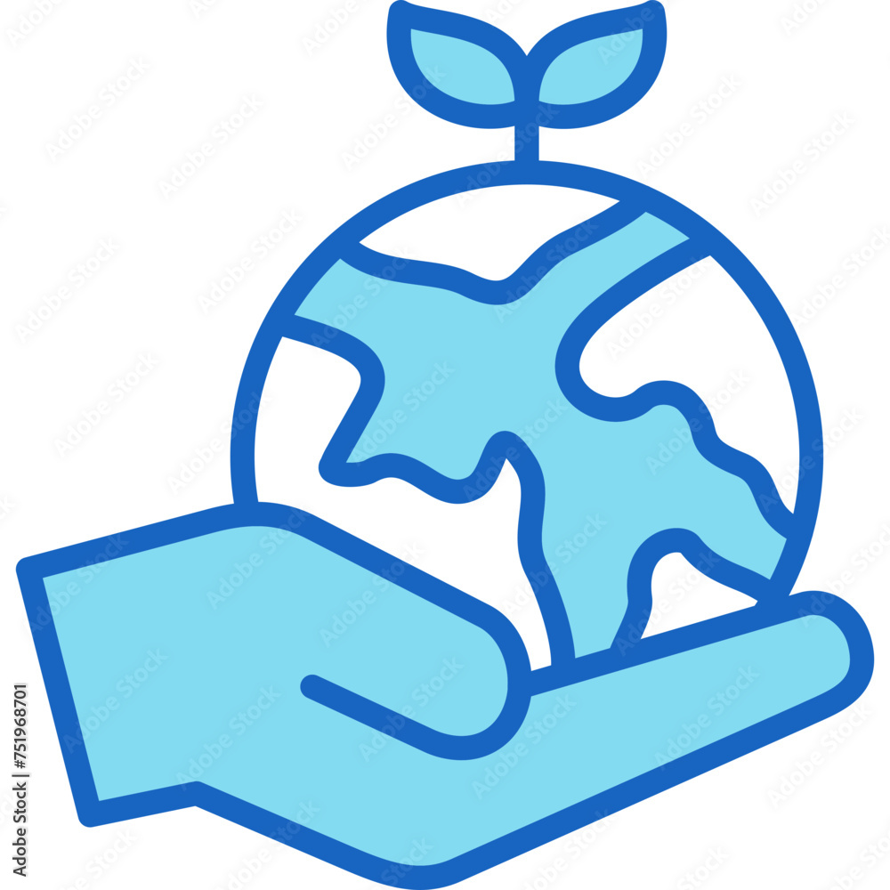Fototapeta premium Save The Planet Icon